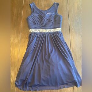 Speechless Navy Dress, Jewel Belt Detail, Size 12, Formal